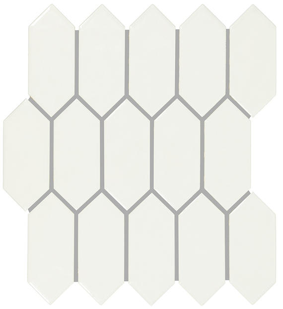 Artezen Elegant White Hexagon 1.5X1.5 Glossy