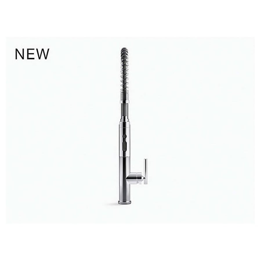 Purist® Kitchen Faucet, Deck Mount, ADA, 1 Lever Handle, 1-Hole, Matte Black