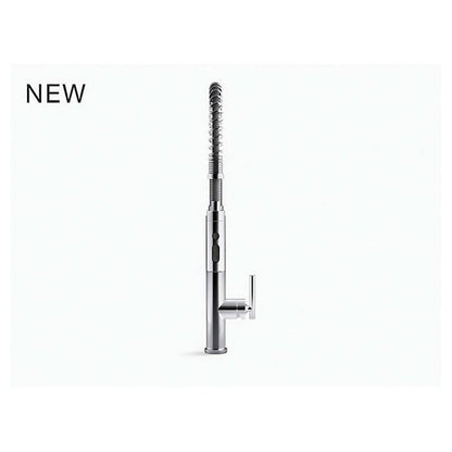 Purist® Kitchen Faucet, Deck Mount, ADA, 1 Lever Handle, 1-Hole, Matte Black