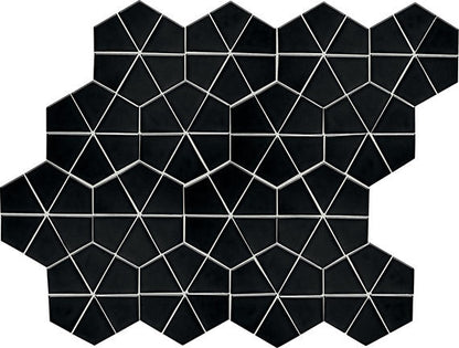 Stagecraft Black Rectangle, Undulated 3X12 Glossy