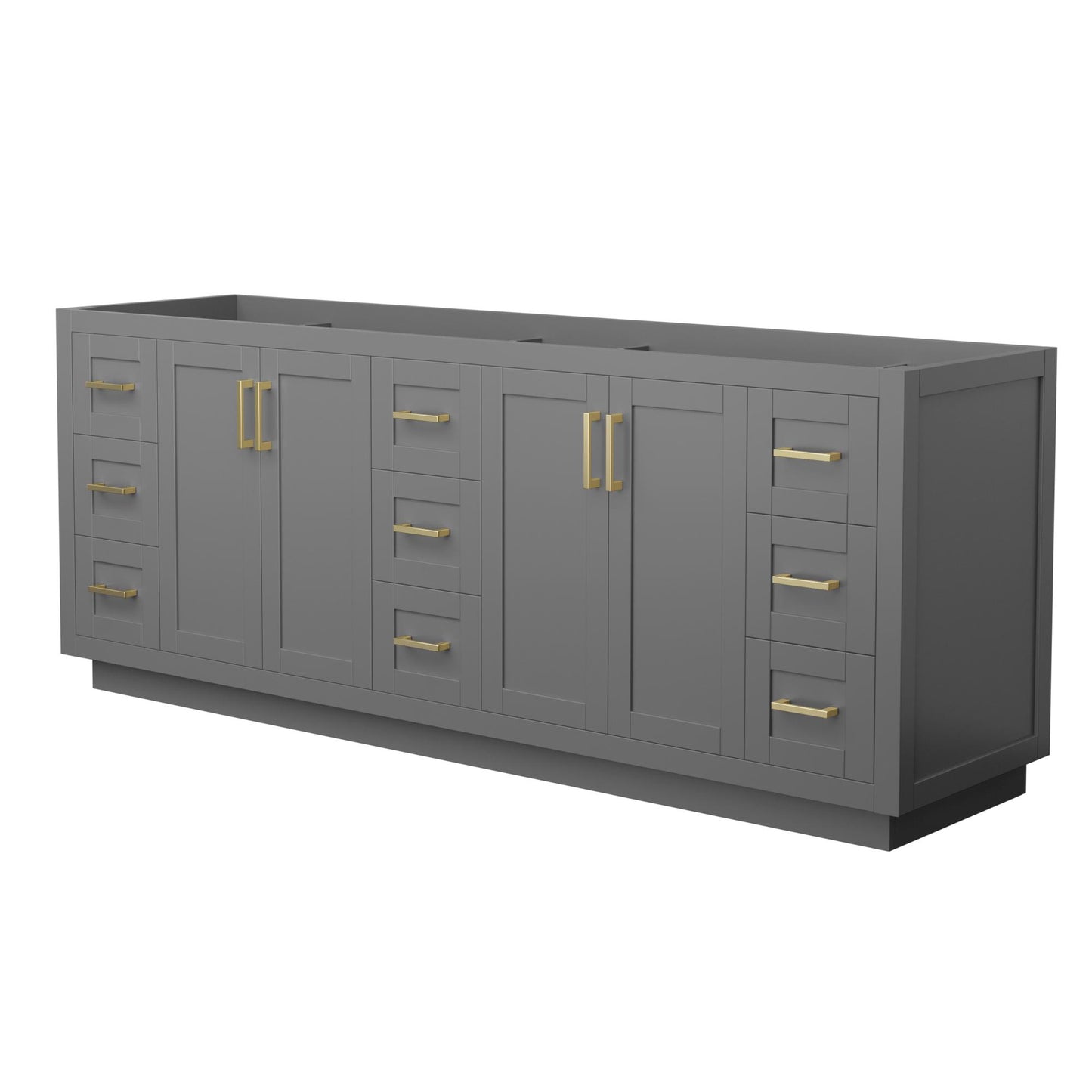Miranda Double Bathroom Vanity - 83.25W x 33H x 21.75D