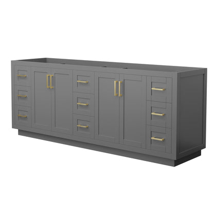 Miranda Double Bathroom Vanity - 83.25W x 33H x 21.75D