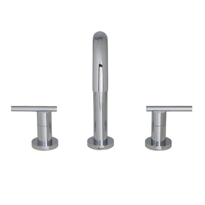 Parma® Widespread Lavatory Faucet, ADA, 2 Handle, 3-Hole, 1.2 gpm, Polished Chrome
