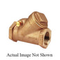Swing Check Valve, 1-1/4 in, FNPT, Bronze