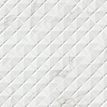 Dymo Calacatta Chex White Glossy