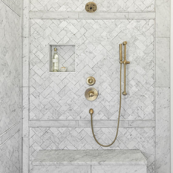 Marble Carrara White Hexagon 2X2 Polished