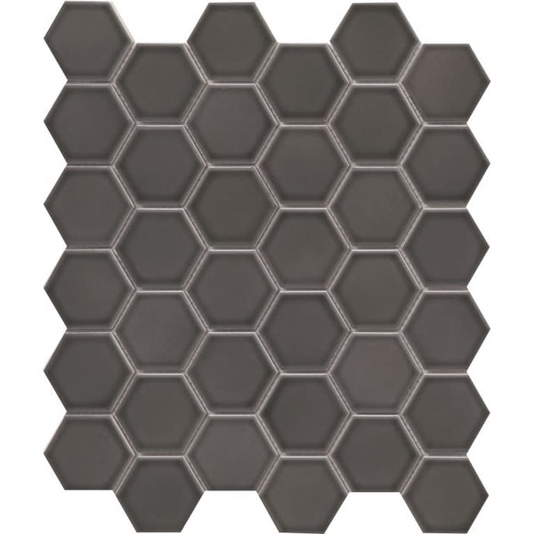 SAVVY PEWTER GL 2" HEX/MO