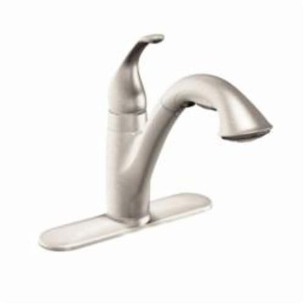 Camerist® Kitchen Faucet, Deck Mount, ADA, 1 Lever Handle, 1 or 3-Hole, Spot Resist Stainless
