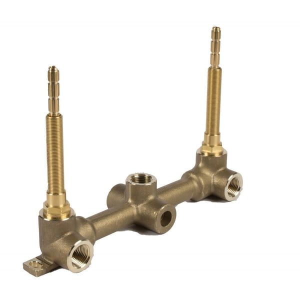 Rough-In Valve, 1/2 in Inlet, Widespreads