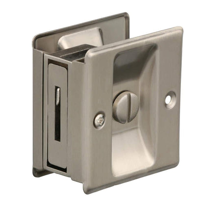 Satin Nickel, Pocket Door Privacy Lock