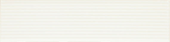 Color Story Pinstripes Ice White Rectangle, Fluted 2X8 Glossy