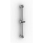 30" Brass Slide Bar with Sliding Hand Shower Holder