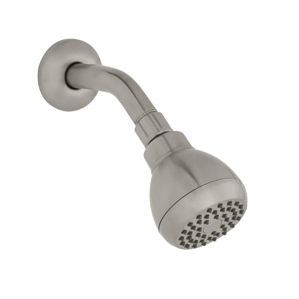 Constructor Single-Handle 1-Spray Tub and Shower Faucet in Brushed Nickel (Valve Included)