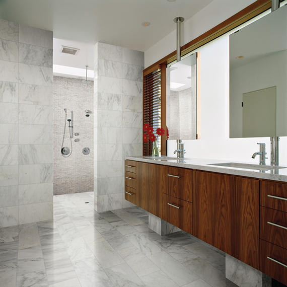 Marble First Snow Elegance Rectangle 3X6 Polished