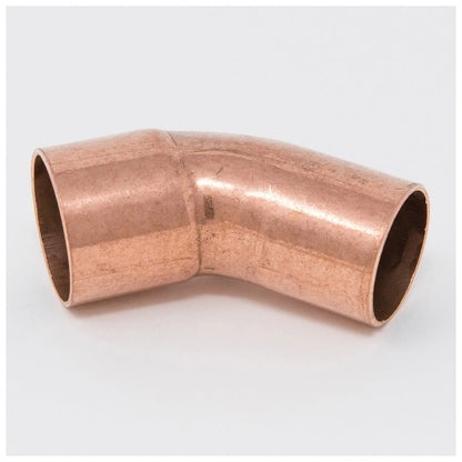 Street 45 deg Elbow, 2-1/2 in, Fitting x C, Copper