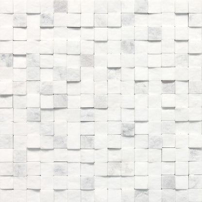 Stone a la Mod Contempo White Oval, Straight Edge 1 1/2X3/4 Polished