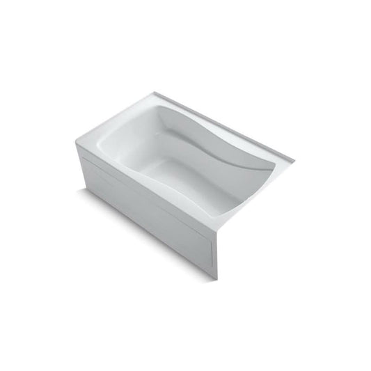 Mariposa® Alcove Tub, 60 x 36 x 20 in, Right Hand Drain, White