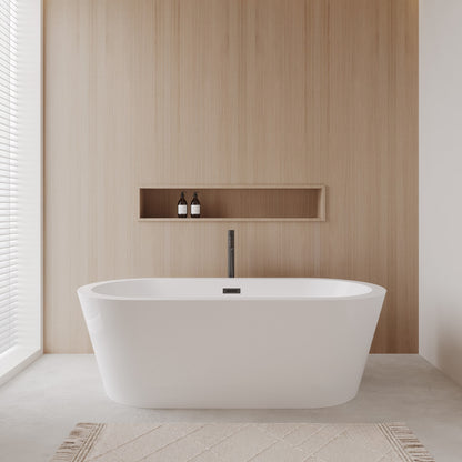Mermaid Freestanding Bathtub - 71W x 23.25H x 33.5D