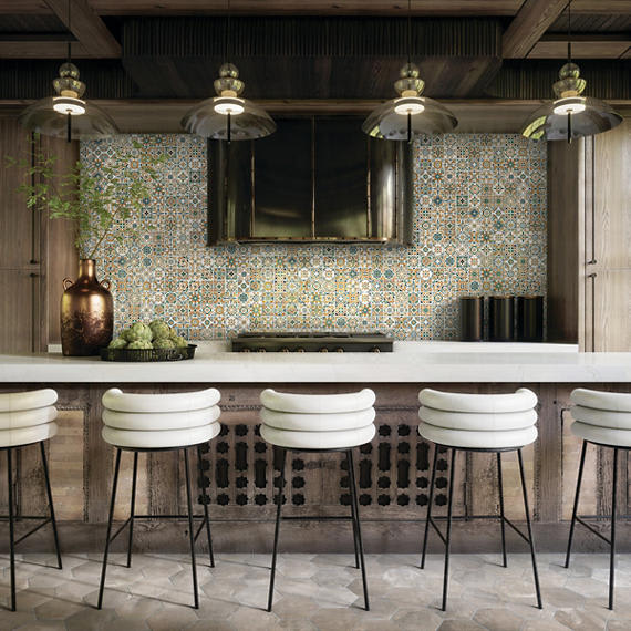 Cotto Revival Marbella Square, Handcrafted 4X4 Glossy
