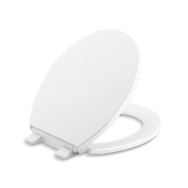 Brevia™ Toilet Seat, Round Bowl, Closed Front, With Cover, Plastic, White