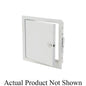 Fire Rated Access Door, Recessed Turn Latch, 12 x 12 in, Galvanized Steel, 16 ga, Primer Coated