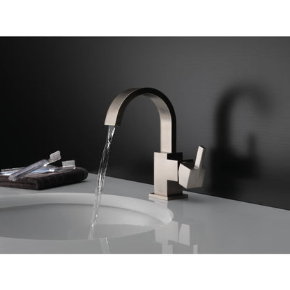 Vero Single Hole Bathroom Faucet with Pop-Up Drain Assembly