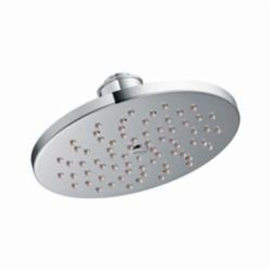 Rainshower Shower Head, 8 in Dia, 1.75 gpm, Polished Chrome