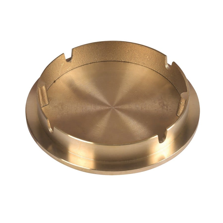 Cleanout Cover, 4 in, Round, Brass