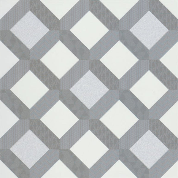 GEOMETRY FRAME GRAY 10X10