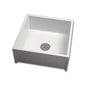 Mop Sink, 1 Basin, Floor Mount, Plastic, White