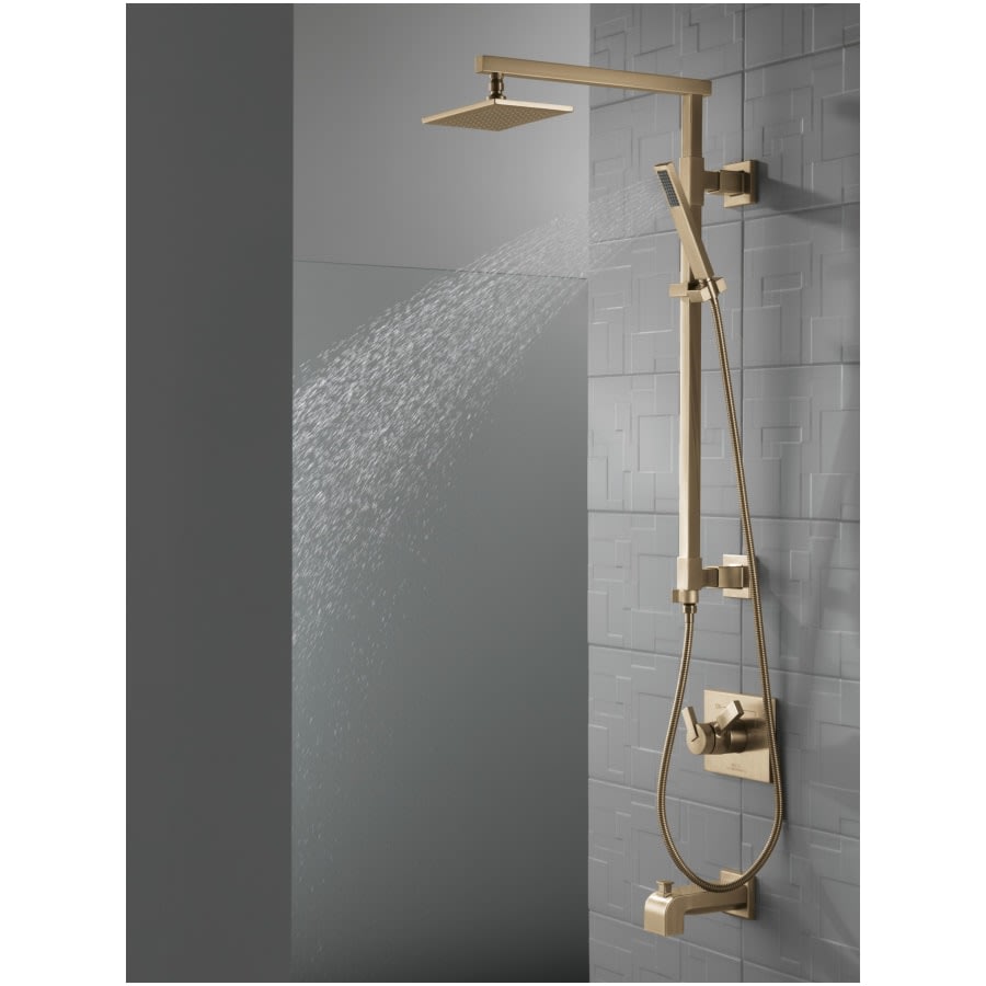 Emerge 26" Angular Shower Column with Hose and Integrated Diverter - Less Shower Head and Hand Shower