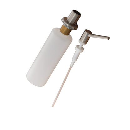 Soap Dispenser, Deck Mount, Polished Brass