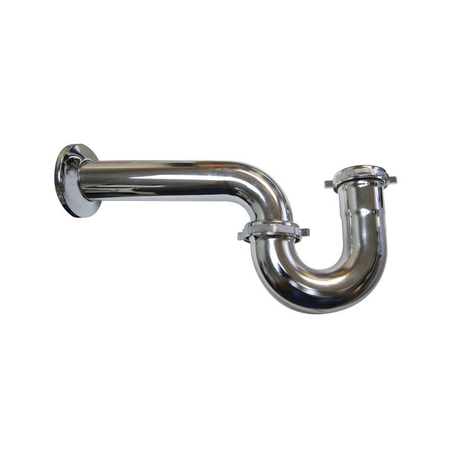 Tubular P-Trap, 1-1/2 in, 20 ga, Polished Chrome