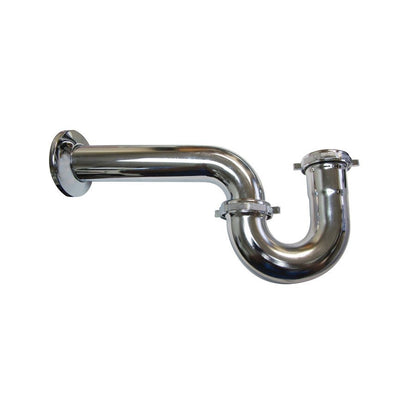 Tubular P-Trap, 1-1/2 in, 20 ga, Polished Chrome