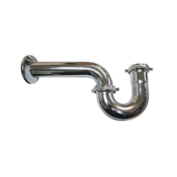 Tubular P-Trap, 1-1/2 in, 20 ga, Polished Chrome