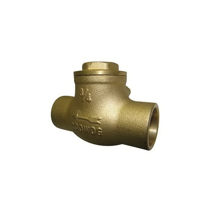Swing Check Valve, 3/4 in, C, Brass