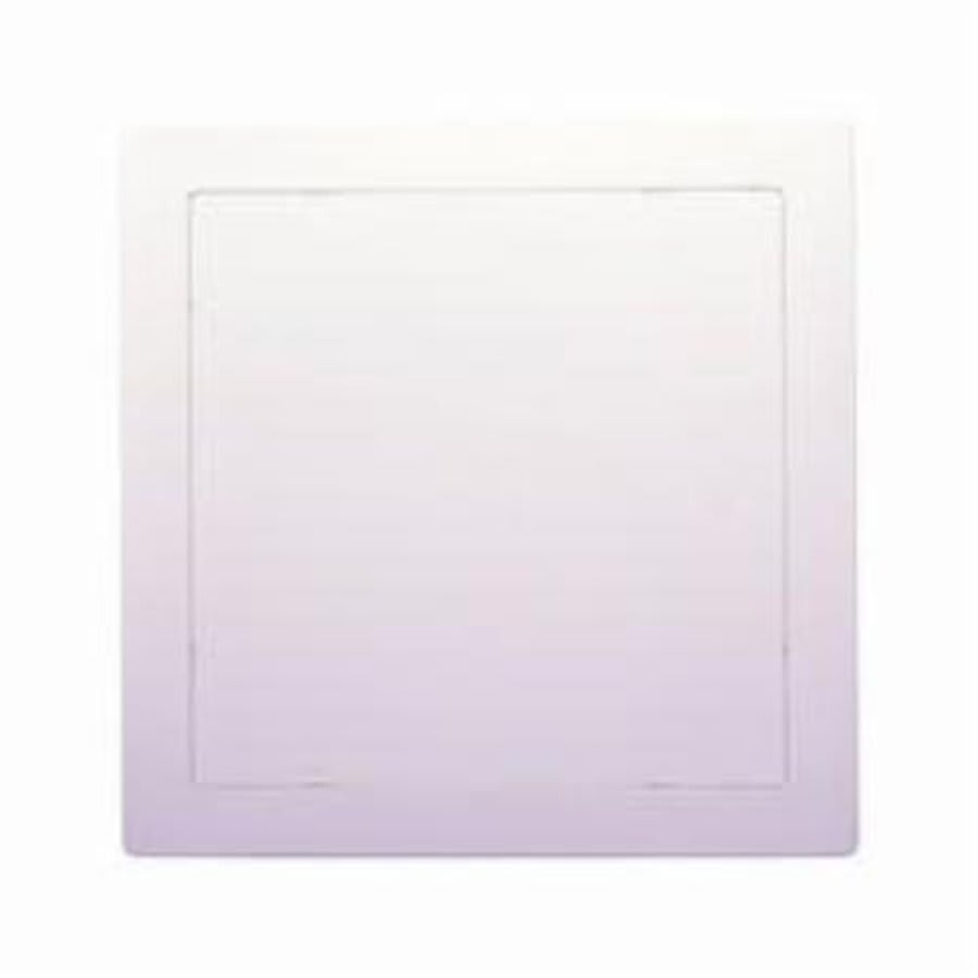 Plastic Access Door, Push Lock, 8 x 8 in, Polystyrene, Primer Coated