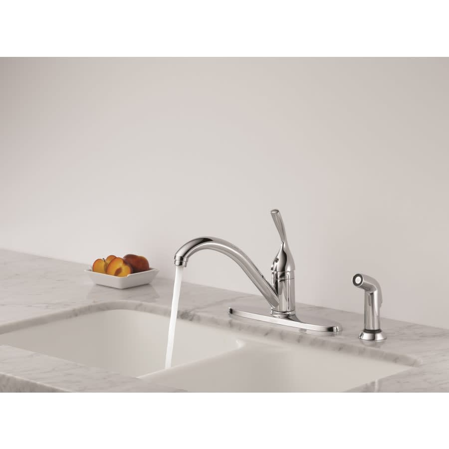 Classic Kitchen Faucet with Side Spray - Includes Lifetime Warranty