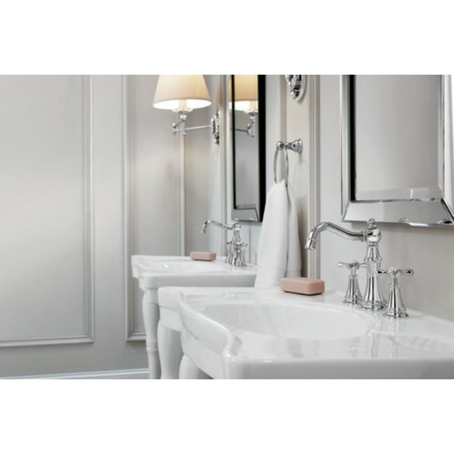 Weymouth Double Handle Widespread Bathroom Faucet - Pop-Up Drain Included