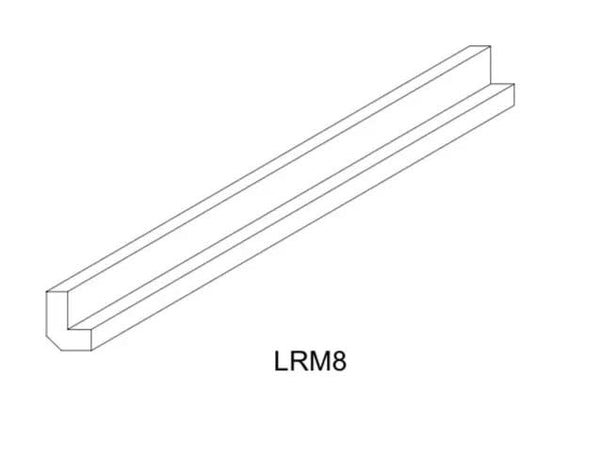 Light Rail Moulding - 2"W x 96"H x 1 1/2"D