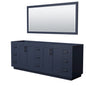 Miranda Double Bathroom Vanity - 83.25W x 33H x 21.75D