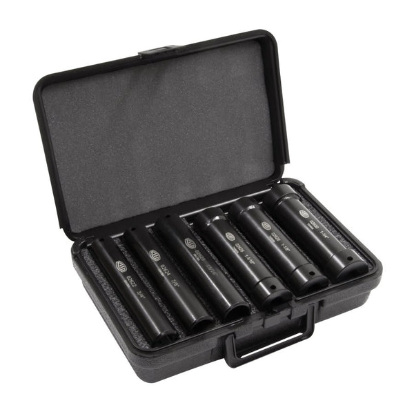 Extended Socket Set, 1/2 in, Drive, 6 Pieces