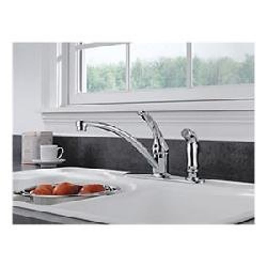 Foundations® Kitchen Faucet, Deck Mount, ADA, 1 Lever Handle, 3-Hole, Chrome