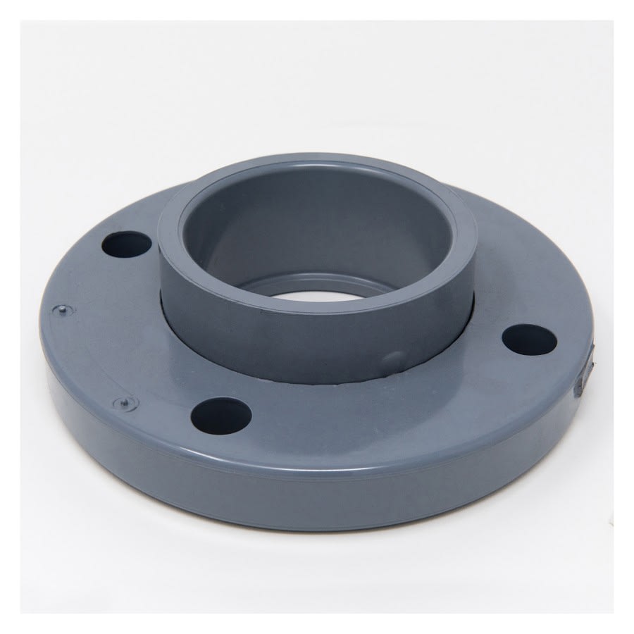 2-Piece Flange, 2-1/2 in, Socket, PVC, SCH 80/XH