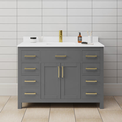 Beckett Single Bathroom Vanity - 48W x 35H x 22D