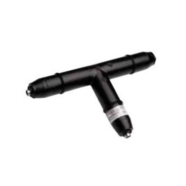 Gas Tee, 1-1/4 x 3/4 in, Permasert, Polyethylene