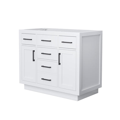 Beckett Single Bathroom Vanity with Toe Kick - 41W x 34.25H x 21.5D