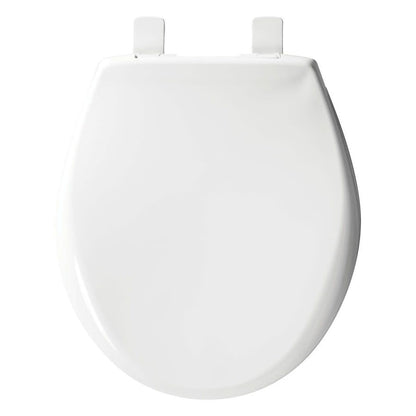 AFFINITY™ Toilet Seat, Round Bowl, Closed Front, With Cover, Plastic, White