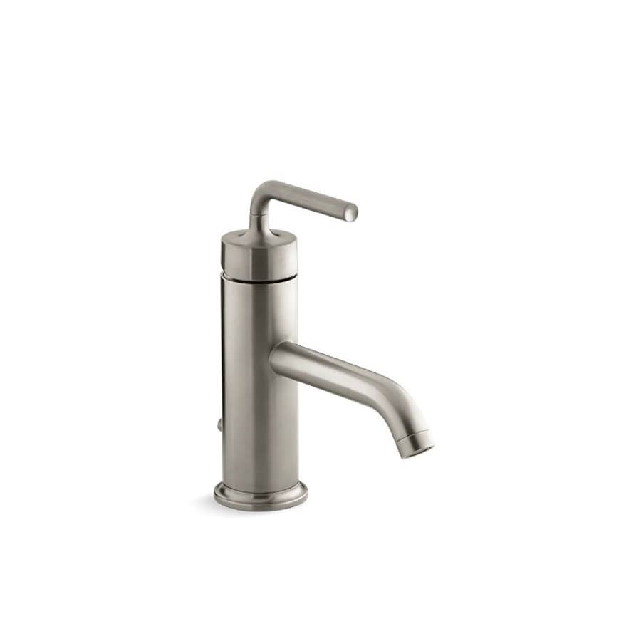 Purist® Single Hole Lavatory Faucet, ADA, 1 Handle, 1-Hole, 1.2 gpm, Vibrant Brushed Nickel