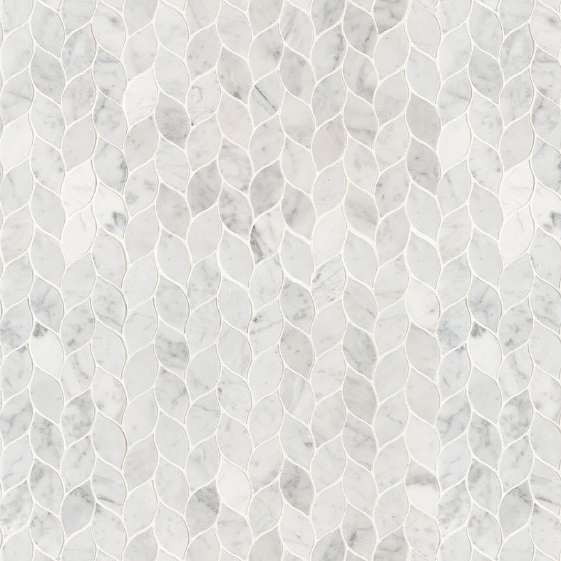 Carrara White Blanco Pattern Honed